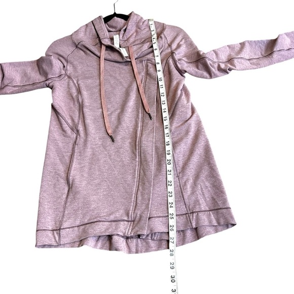 Lululemon Coast Easy Wrap- Heathered Misty Merlot- Size 2 - Picture 14 of 14